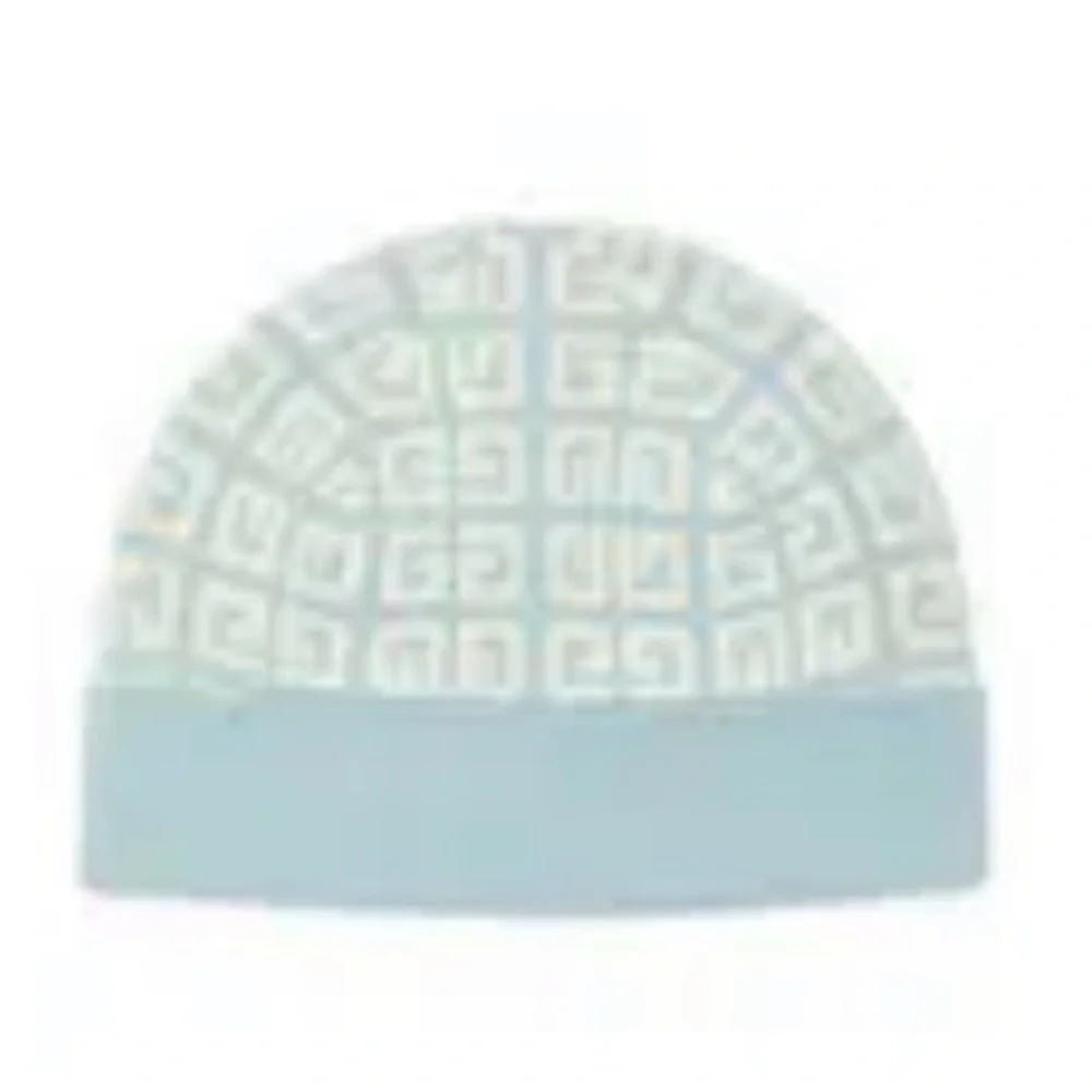Givenchy Double Face Knit Beanie Ice Blue Givenchy Reversible Beanie In Blue – TET Clothing main image 3